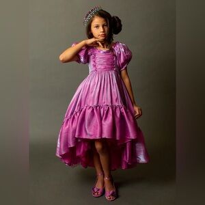 New Joyfolie MATHILDA PETTICOAT DRESS IN FUCHSIA IRIDESCENT size 12